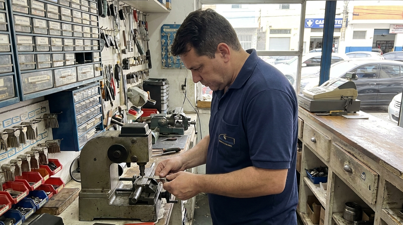 Confecção de Chave Automotiva profissional no Flexal, Serra‑ES