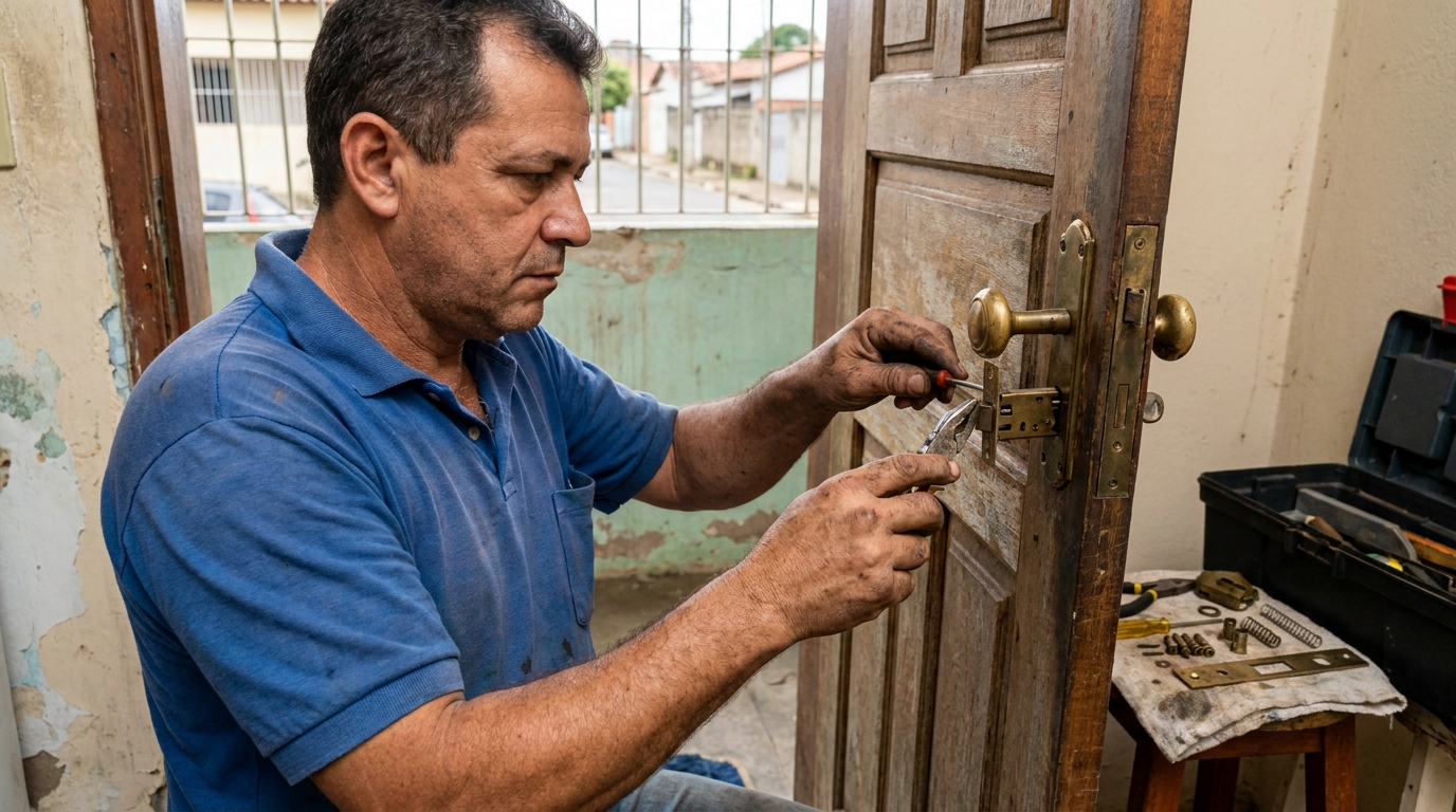 Conserto de Fechadura Residencial perto de mim na Morada do Sol, Serra‑ES